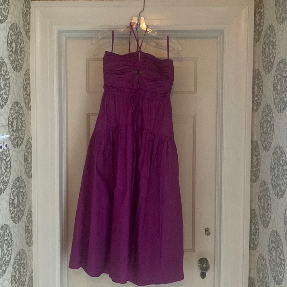 Ulla Johnson Ella keyhole cut out dress size 4.